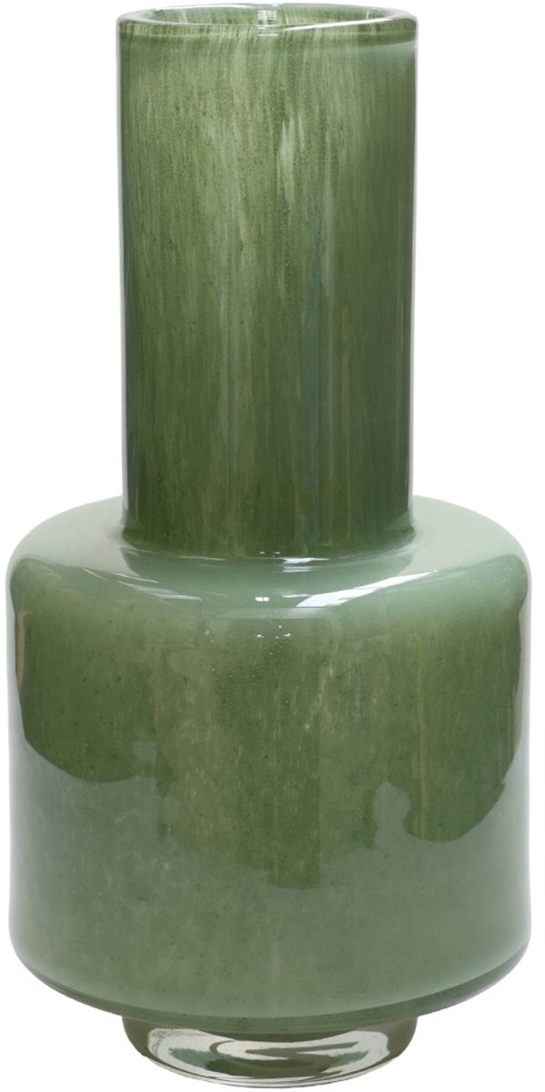 Vase The World Vaas Volta Elite | Groen | Mondgeblazen glas | Ø19 x H36 cm