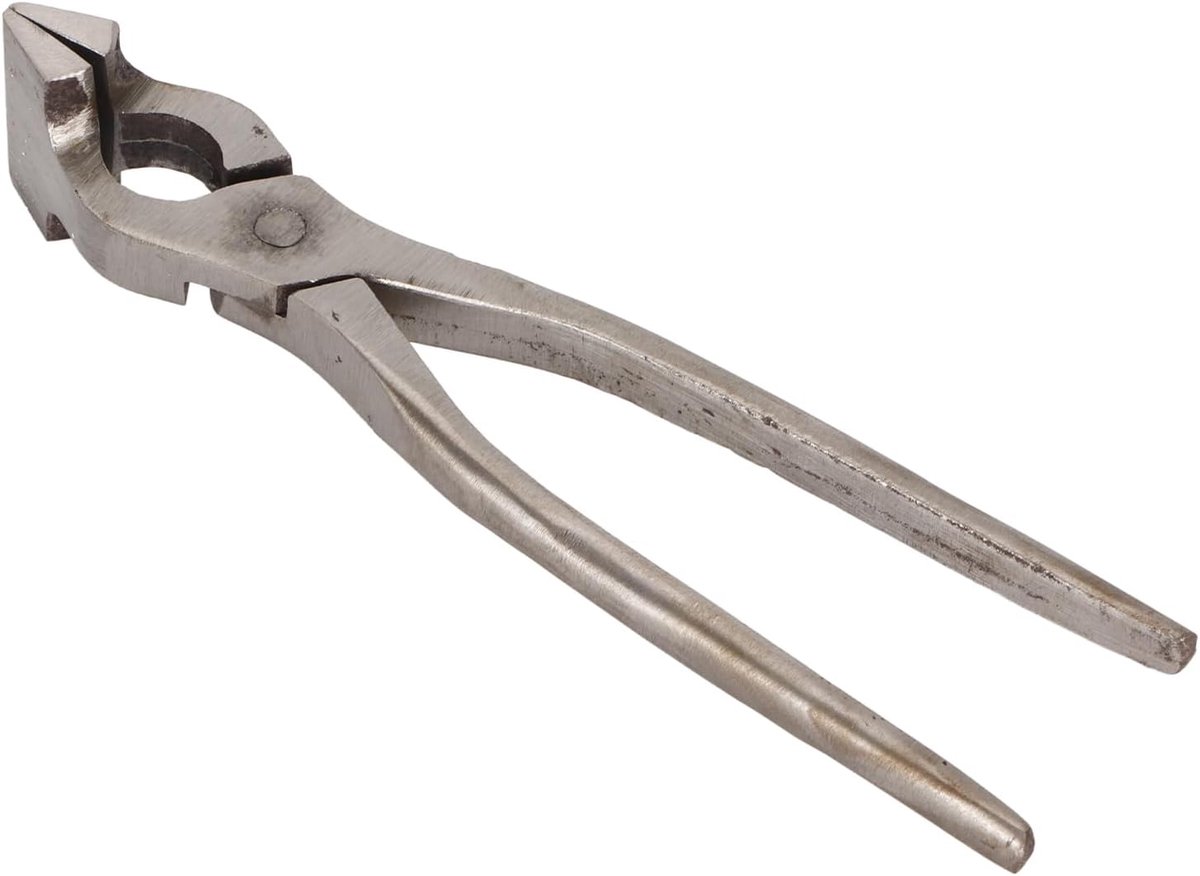 Leerperstang - Ledergereedschap - Lederbewerking - Sterke bijtkracht - Lange handgreep - Metaal