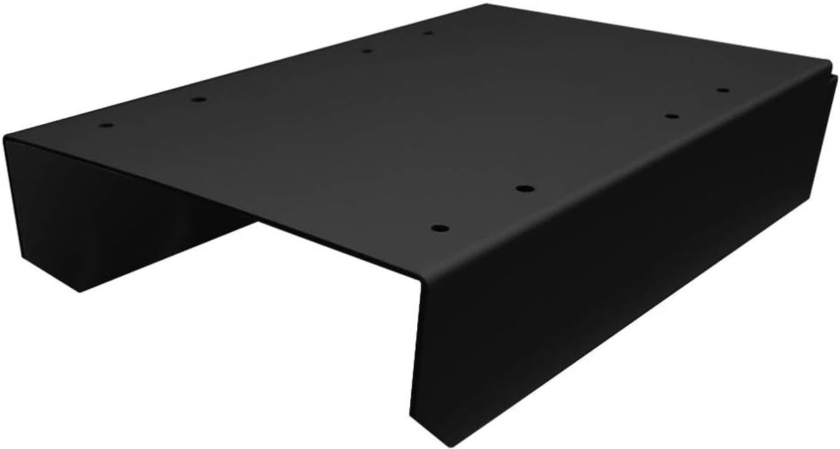 Wandhouder Brievenbus - Brievenbus Bevestiging - Brievenbus Ophangen - Verstelbare Montage - 165 x 6 x 26 cm - Zwart