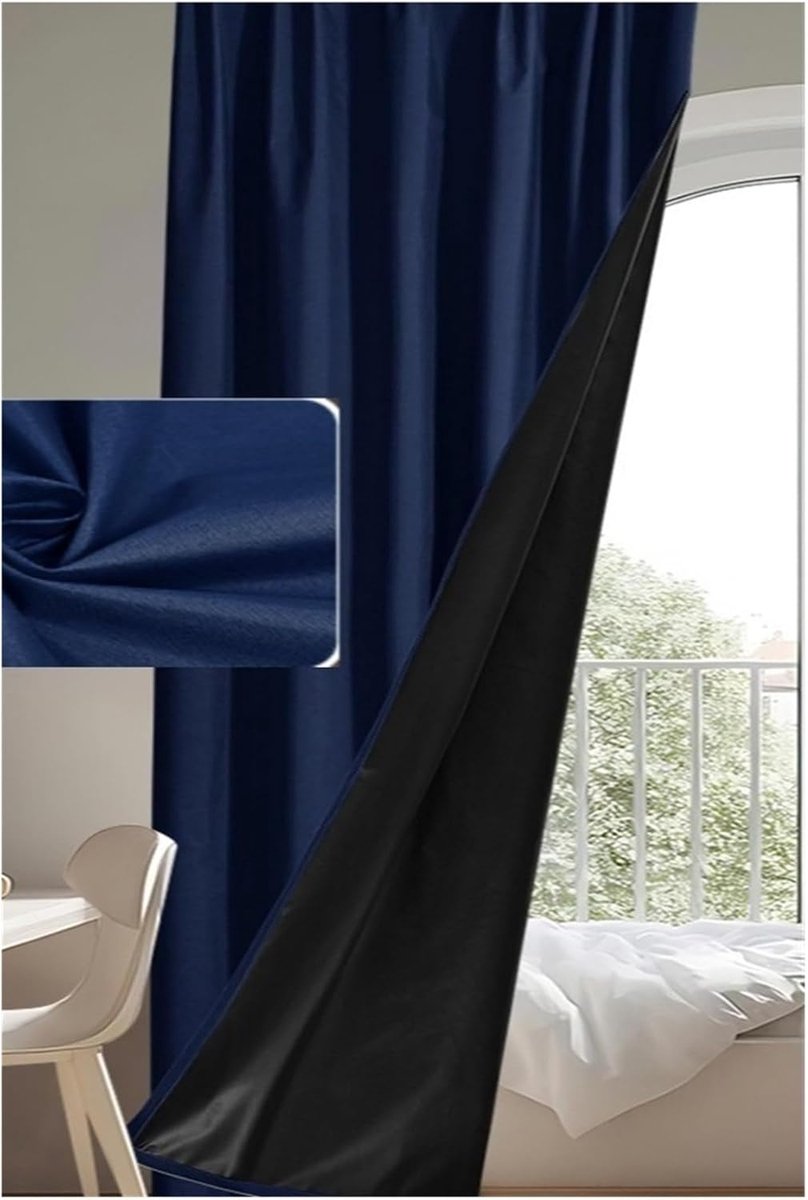 Verduisterende Gordijnen - Raambekleding Deur - Privacy Creëren - Onderhoudsvriendelijk On