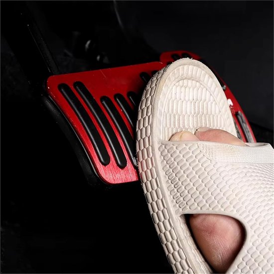 Pedaalhoezen Auto - Pedaal Covers - Verbeter Rijervaring - Antislip Ontwerp - Set van 2 - Zilver — afbeelding 2