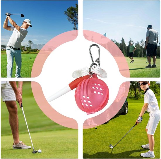 Golfbal Lijn Marker - Putting Hulp - Golf Training - 360 Graden Sjabloon - 9.8 x 6.7 x 6.7 cm — afbeelding 5