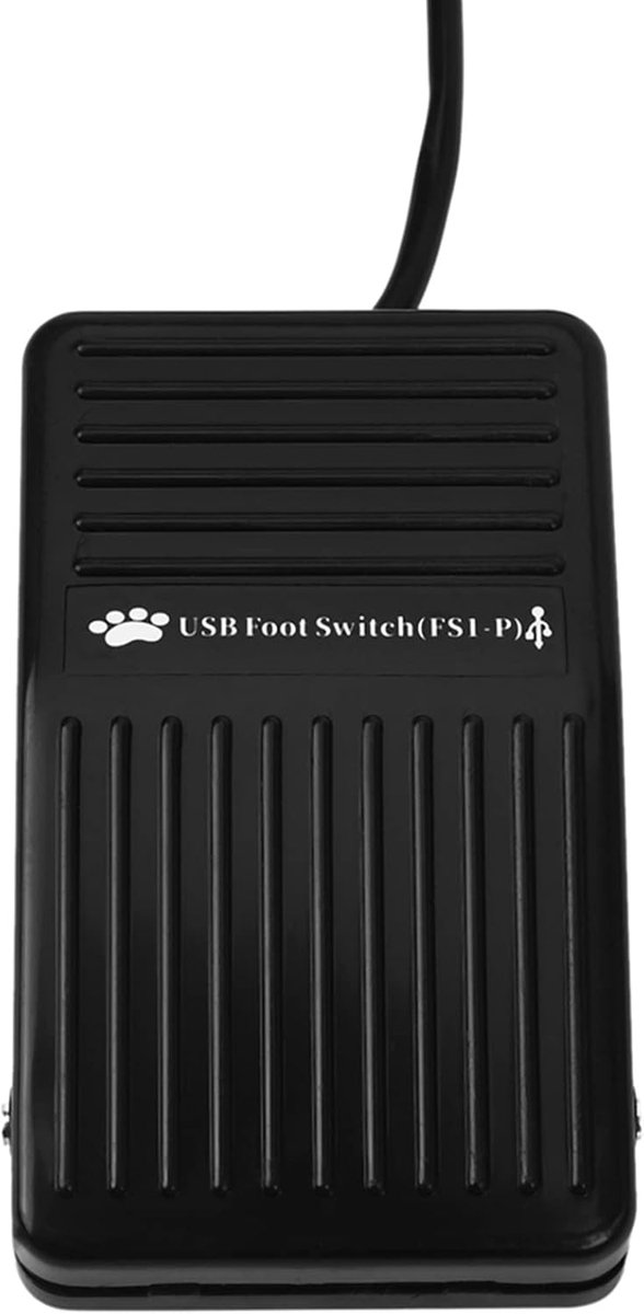 USB Voetschakelaar - Voetpedaal Controller - Computer Bediening - Programmeerbare Sneltoetsen - 10 stuks - Zwart — afbeelding 5