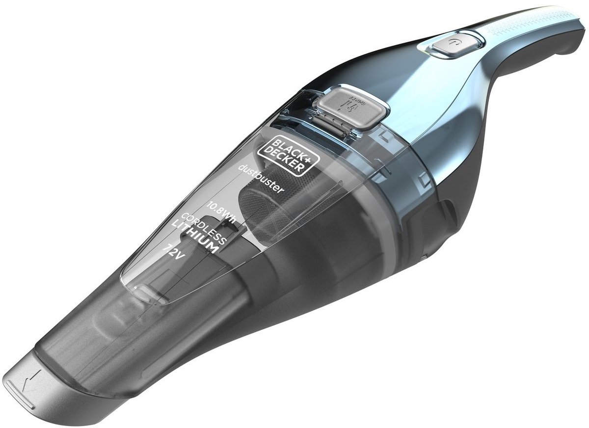 BLACK+DECKER Black & decker nvc220wbc - snoerloze handstofzuiger - li-ion batterij - 7,2v - ergonomische handgreep - compact afbeelding