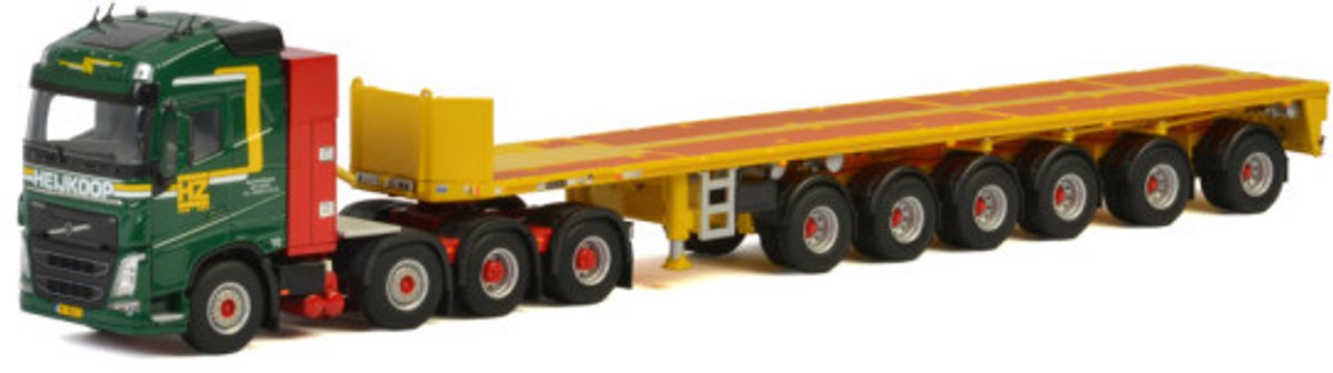 Volvo FH4 Globetrotter 8x4 + Ballast Trailer 6 Axle 'Heijkoop' - 1:50 - WSI Models