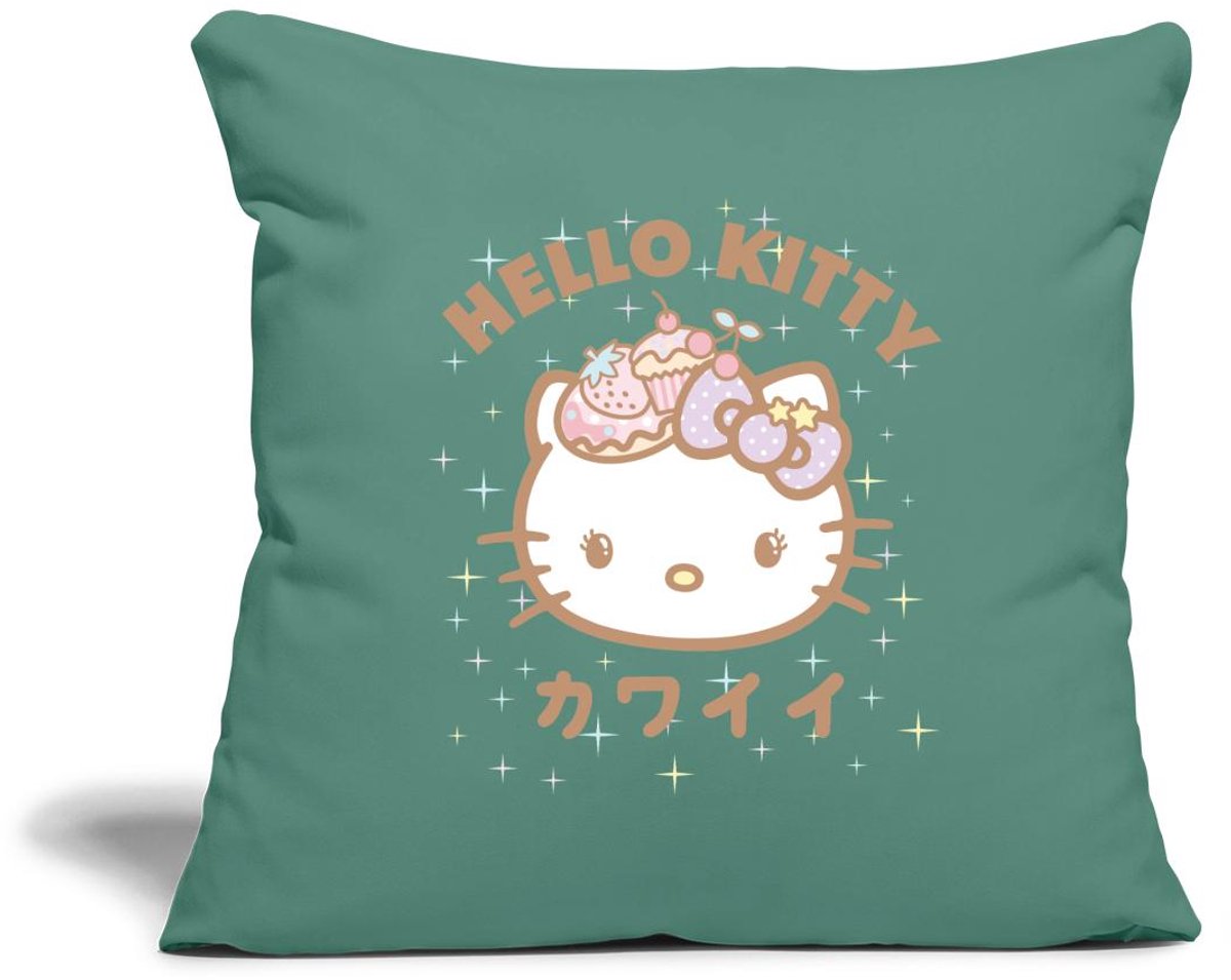 Hello Kitty Kawaii Stijlen Met Sterren Sierkussenhoes, 45 x 45 cm