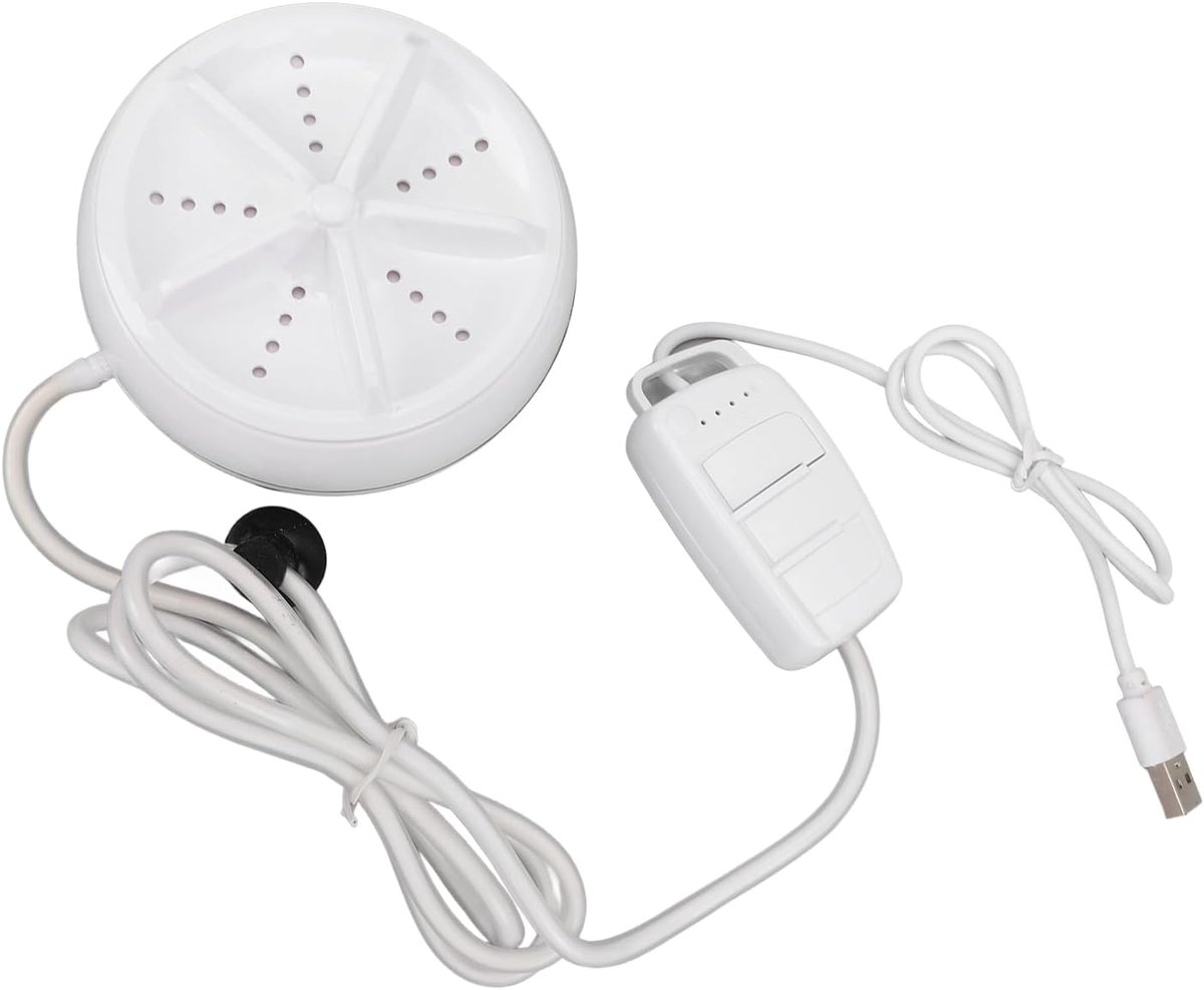 Mini Wasmachine Draagbare Washer Kleding Reinigen Ultrasone Turbine Technologie Klein Ontwerp Wit