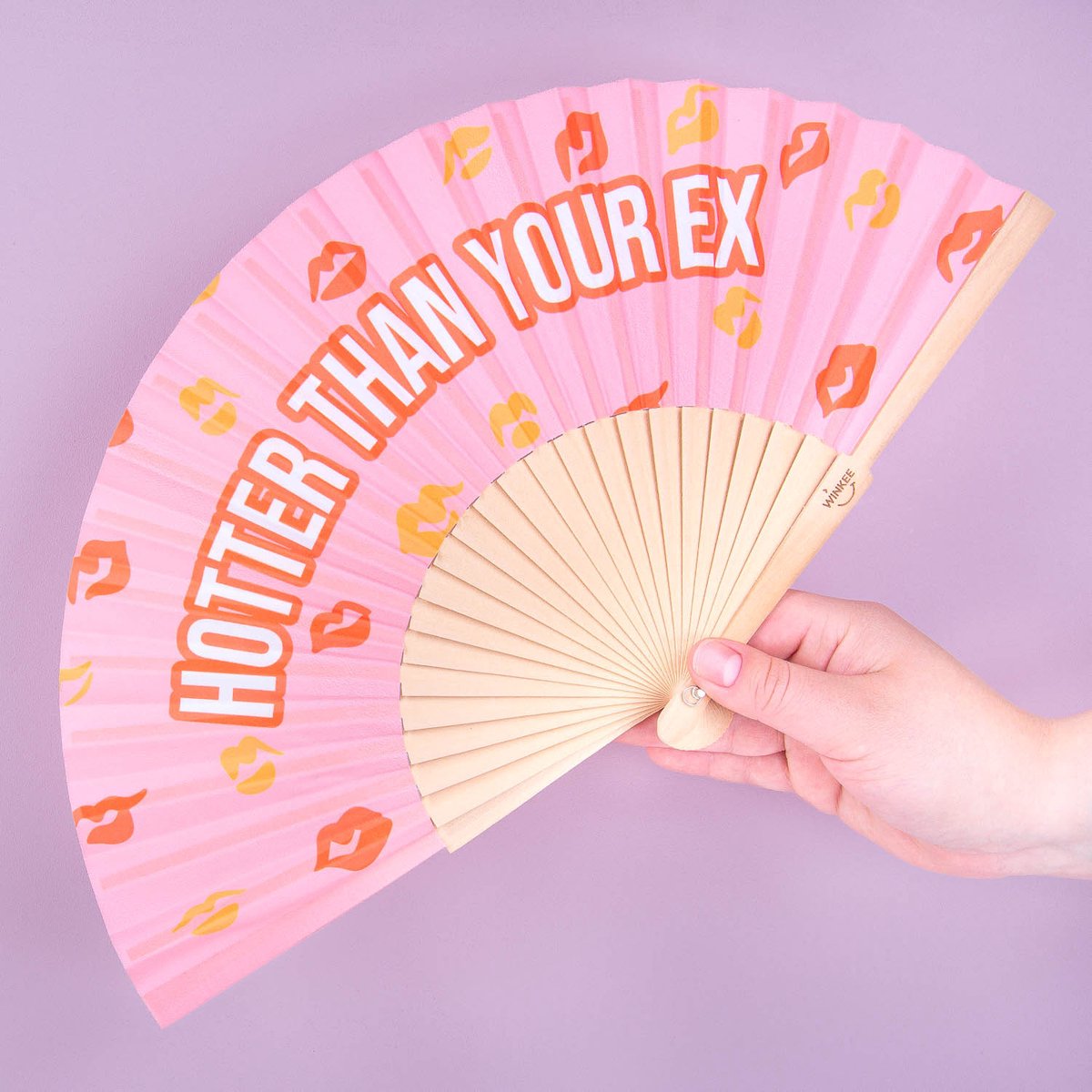Hotter than your ex waaier van Winkee