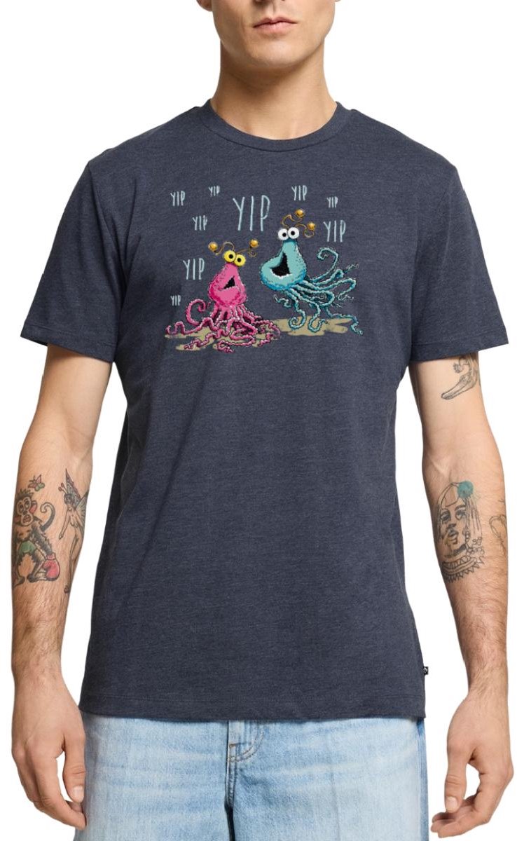 Sesamstraat Yip Yip Alien Premium T Shirt Heren