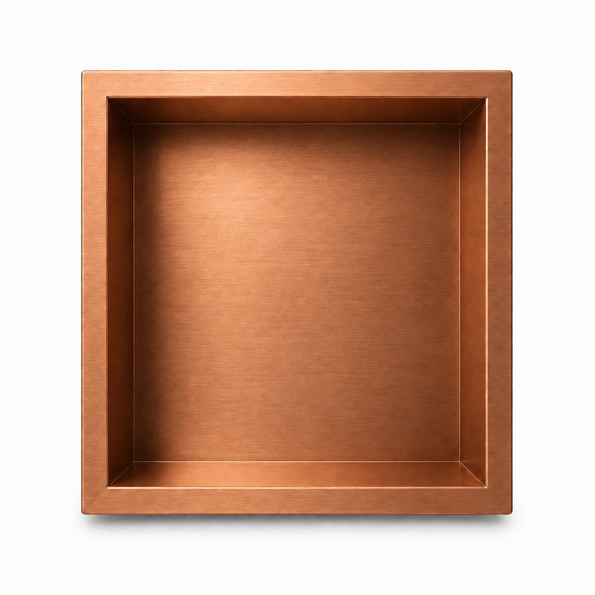 EAVY - Inbouwnis Badkamer Koper - 30×30×10 cm - RVS