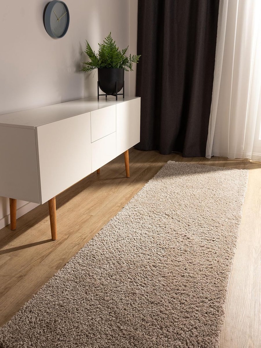 Hoogpolig Vloerkleed - Zacht Kleed - Woonkamer Inrichten - Geschikt voor vloerverwarming -