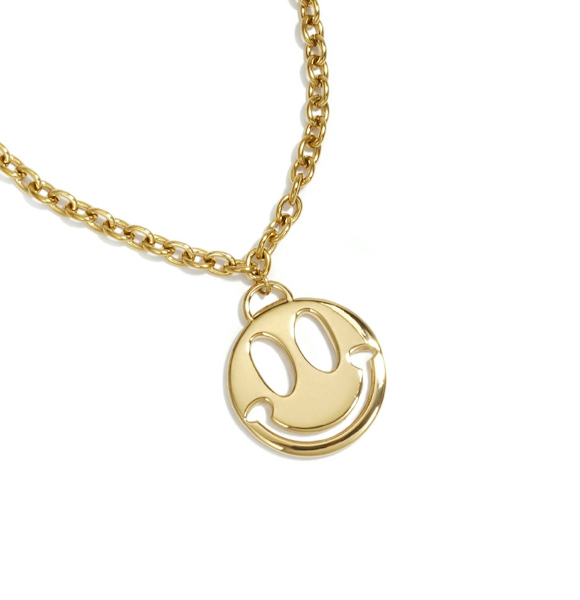 Smiley ketting - Funny face - Waterproof, kleurvast - 46 tot 70 CM Verstelbaar - Damesdingetjes