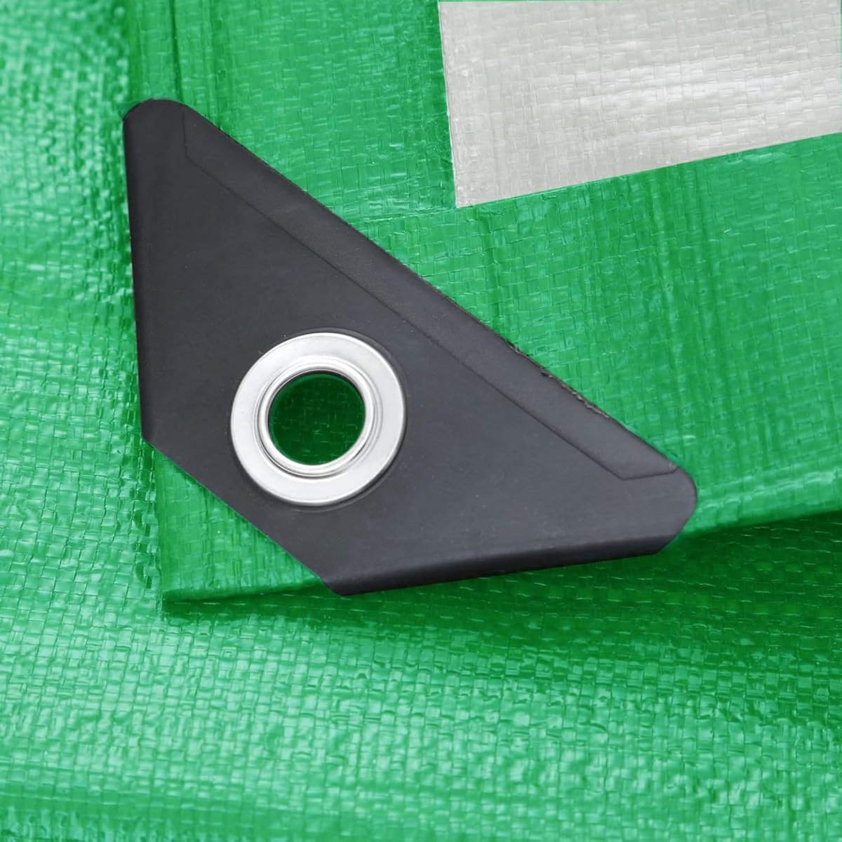 Afdekzeil met Ringen - Zeildoek Waterdicht - Bescherming Buiten - Scheurbestendig Polyethyleen - 2.5 x 2.5 m - Zilver
