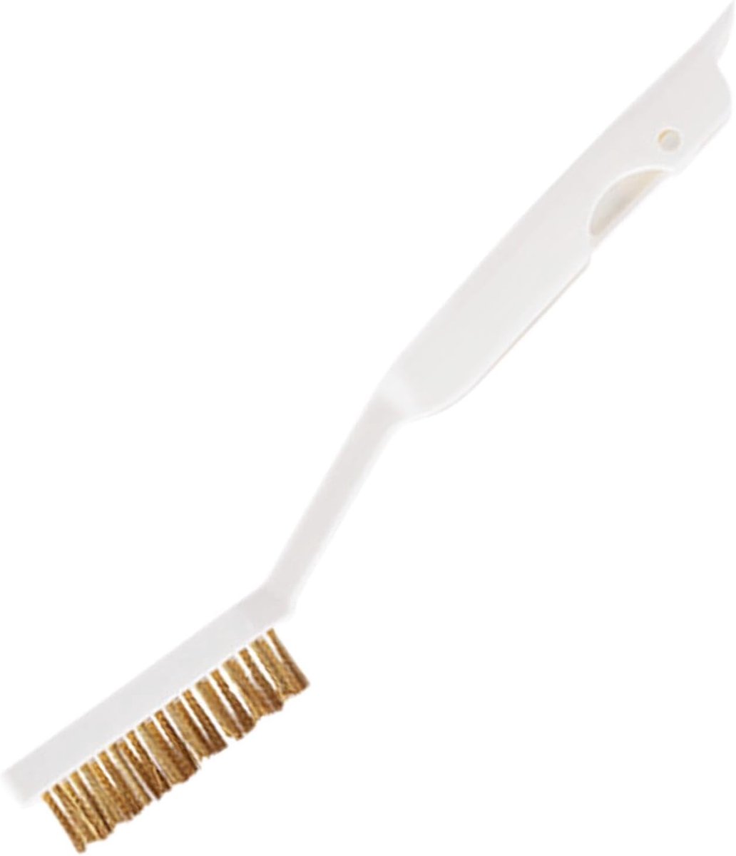 Kookplaat Reinigingsset - Schraper Borstel - Vlekken Verwijderen - Stevige Borstelharen - 25 cm - Multicolor