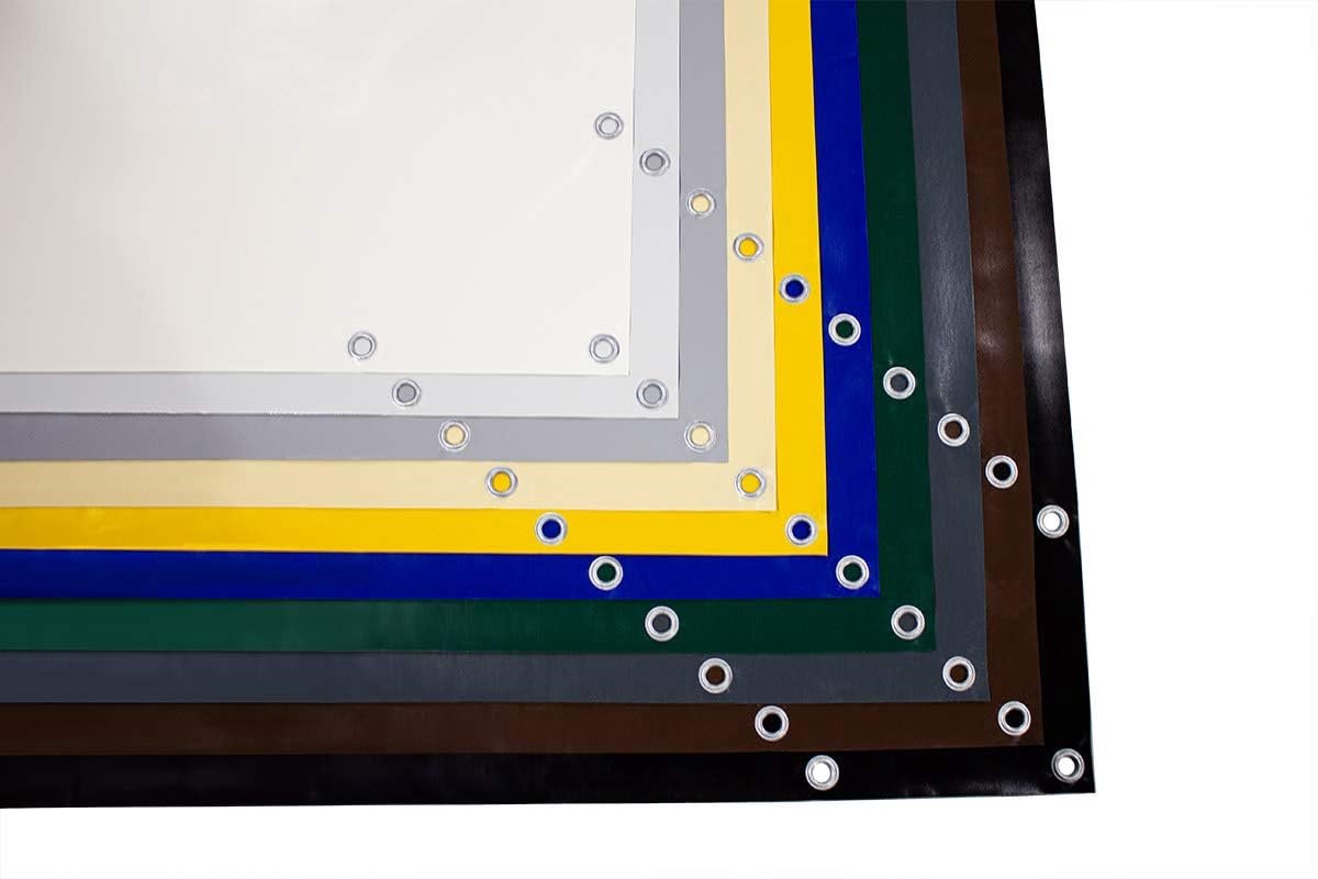 PVC Afdekzeil - Zeil Vrachtwagenzeil - Bescherming Buiten - Scheurvast en UV-stabiel - 25m x 1m - Groen