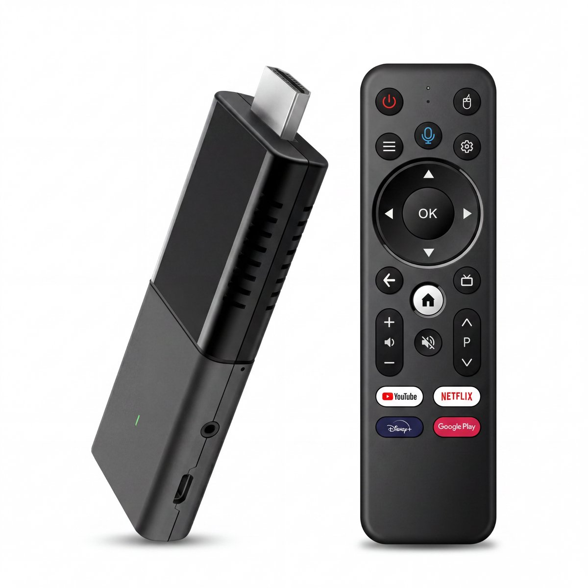 OneProduct TV Stick 4K - Android Streaming Stick - Smart TV Dongle - Wifi Dual Band - Bluetooth