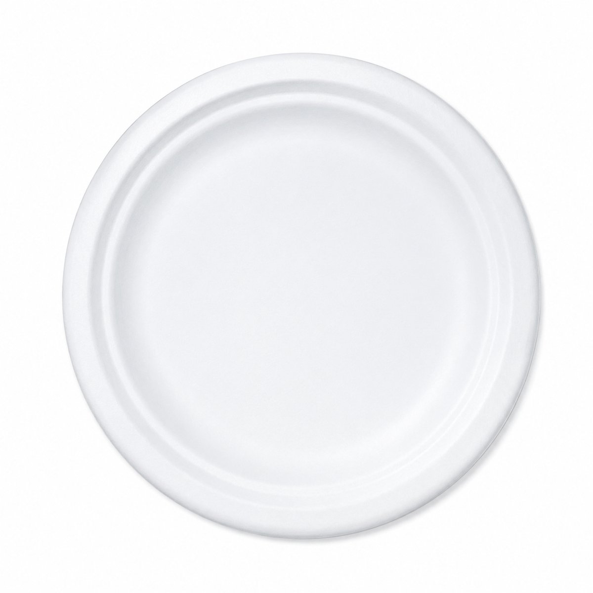 Pomebio kartonnen bordjes - bord - wit 220mm - kartonnen borden
