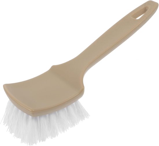 Auto Schoonmaakborstel - Velgenborstel Wielborstel - Auto Detail Reiniging - Ergonomische Handgreep - 21 cm Lengte - Lichtgeel