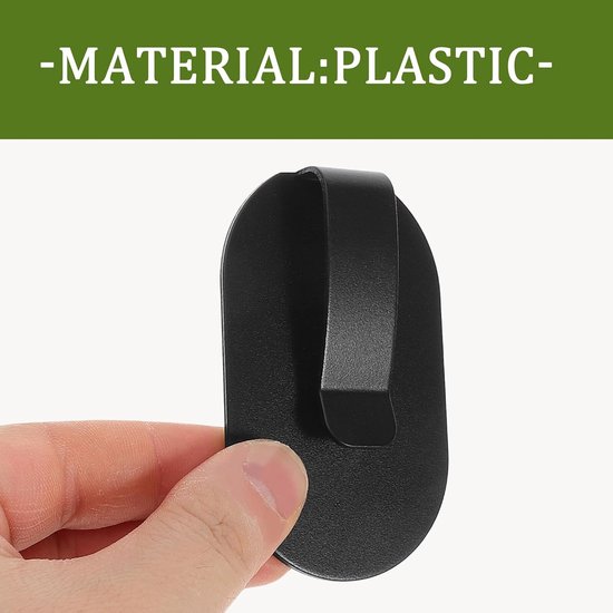 Golftas Clips - Afstandsmeter Houders - Golf Accessoires - Magnetische Bevestiging - 2 Stuks - Zwart — afbeelding 3
