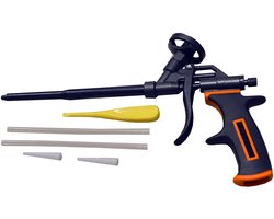 TRUTZHOLM Schuimpistool Teflon 168811 - Heavy Duty Bouwschuimpistool Antikleef - Professioneel PU-Schuim Montageschuimpistool