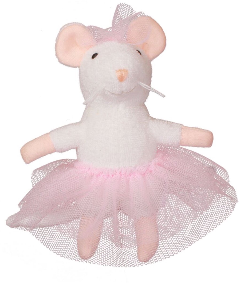 Sam & Julia Het Muizenhuis Pluche knuffel Ella - Speelgoed kinderen - 11 cm - Voor meisjes en jongens - Vanaf 1 jaar - Bambolino Toys