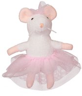 Sam & Julia Het Muizenhuis Pluche knuffel Ella - Speelgoed kinderen - 11 cm - Voor meisjes en jongens - Vanaf 1 jaar - Bambolino Toys