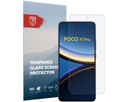 Rosso Screen Protector Geschikt voor Xiaomi Poco F7 Pro | 9H Tempered Glass | Glasplaatje | Beschermlaag | Beschermglas | 9H Hardheid
