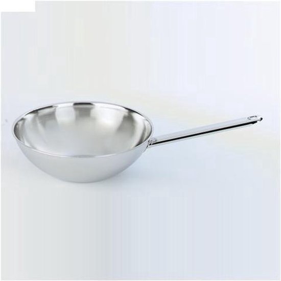 Demeyere Wok - Ø 30 cm - Vlakke bodem