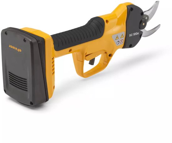 Stiga SC 100e Kit Accu Snoeischaar - 1 serie - 0,5 kW - inductie - 30 mm snoeibreedte. 3 pre-set standen - incl. 1 x 20V E 24 accu + C 215 S lader - 257022001/ST1 van Stiga — afbeelding 4