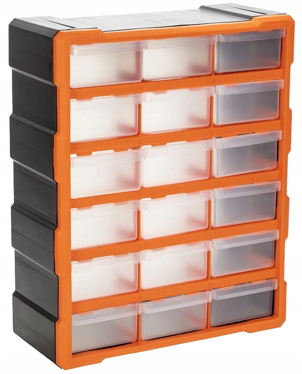 SILA - Gereedschap Organizer - 18 Laden - Hangend of Staand - Duurzaam Plastic