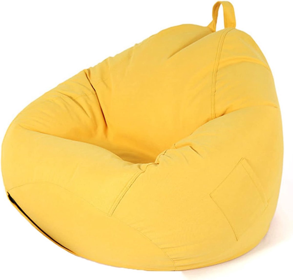 Zitzak Stoel - Loungestoel Beanbag - Ontspannen Zitten - Zachte Katoenen Stof - 130 x 110