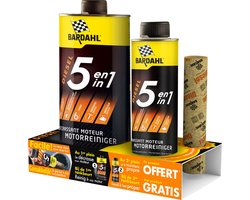 Bardahl Motor Reiniger 5 in 1 Diesel - 1L + 300ML