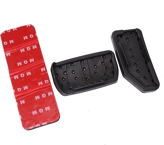 Pedaal Covers Auto - Antislip Pedaal Sets - Verbeterde Grip - Vergroot Contactoppervlak - AT 3 stuks - Zwart — afbeelding 5