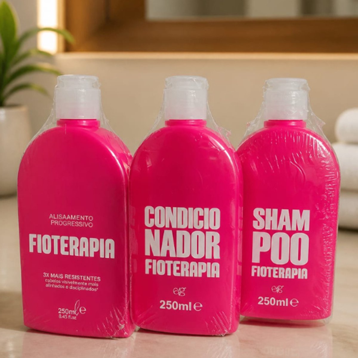 Gold Spell – Fioterapia Kit (Shampoo + Condicionador + Capilar progressivo Fioterapia) 250ml