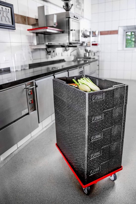 Thermobox - Isolatiebox Opslag - Voedsel Transport - Hoge Isolatiekracht - 20 Liter - Zwart — afbeelding 3