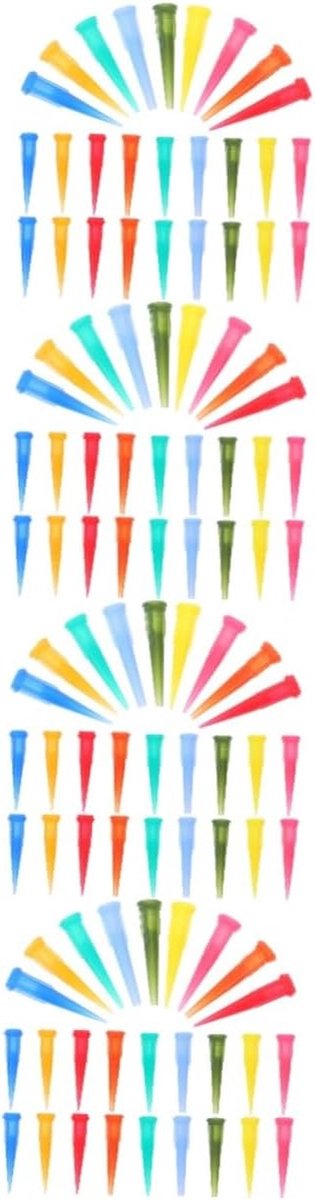 Kit Mondstukken - Kit Tips - Kit Aanbrengen - Nauwkeurige Controle - 40 Stuks - Diverse Kleuren