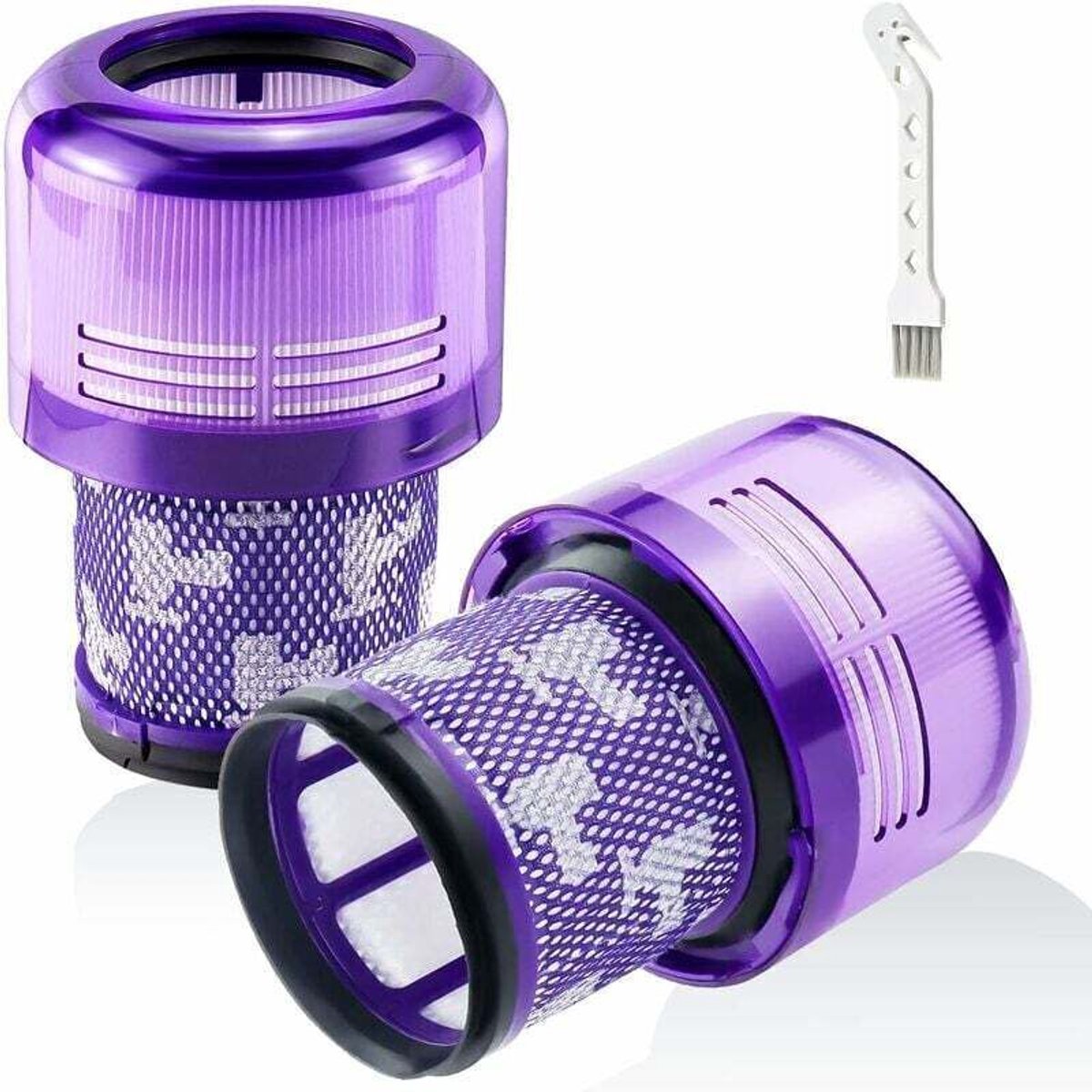 Geschikt voor de Dyson V11 Absolute Extra Pro, V11 Torque Drive Pet en V15 Detection draadloze stofzuigers SV14, SV17 en SV22. Wasbare HEPA-filterset met Dy-970013-02-2 cartridge.