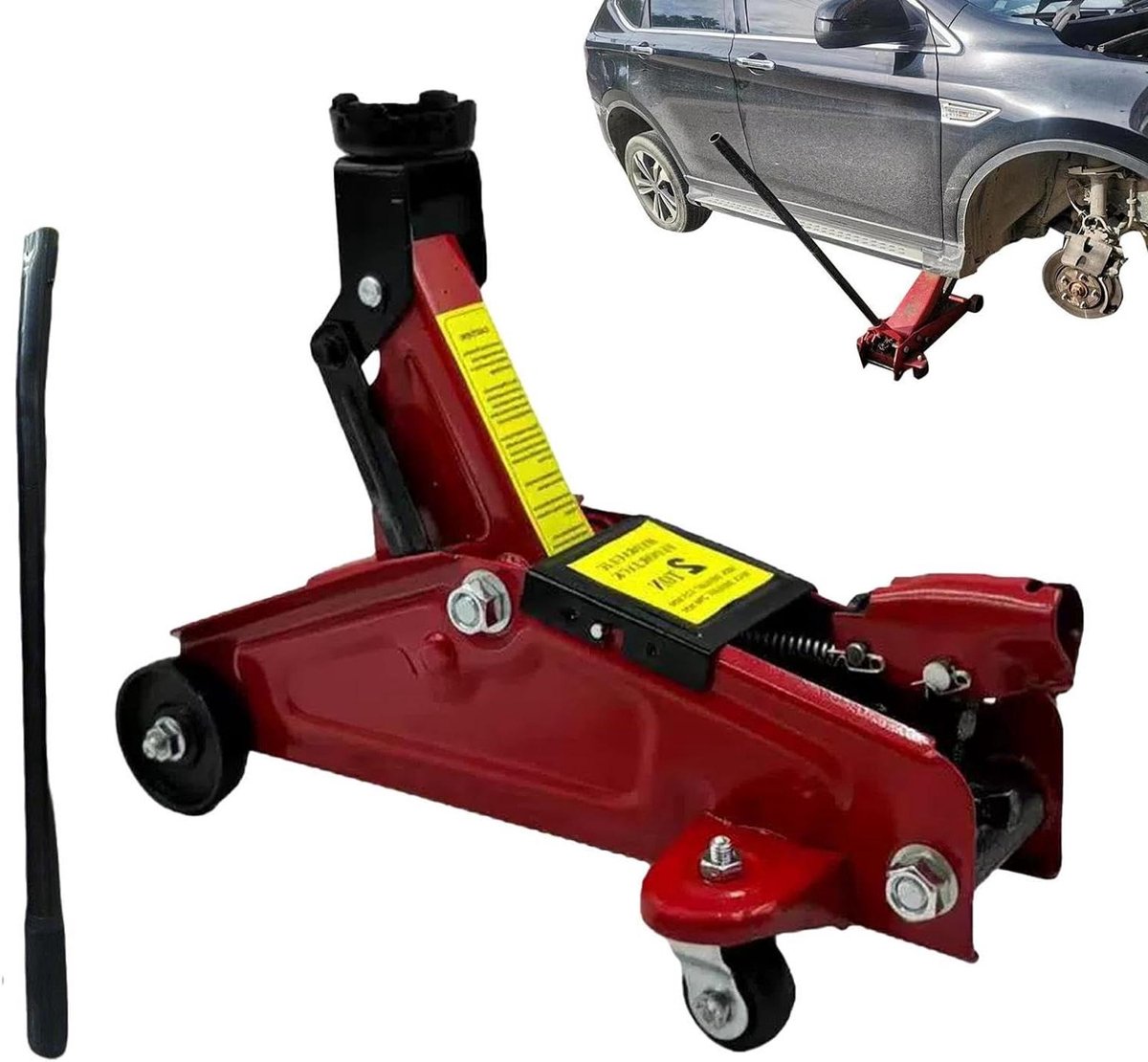 Hydraulische Autokrik - Auto Hefbrug - Onderhoud Voertuigen - Krachtbesparend Hendelontwerp - 3 Ton Draagvermogen - Niet gespecificeerd