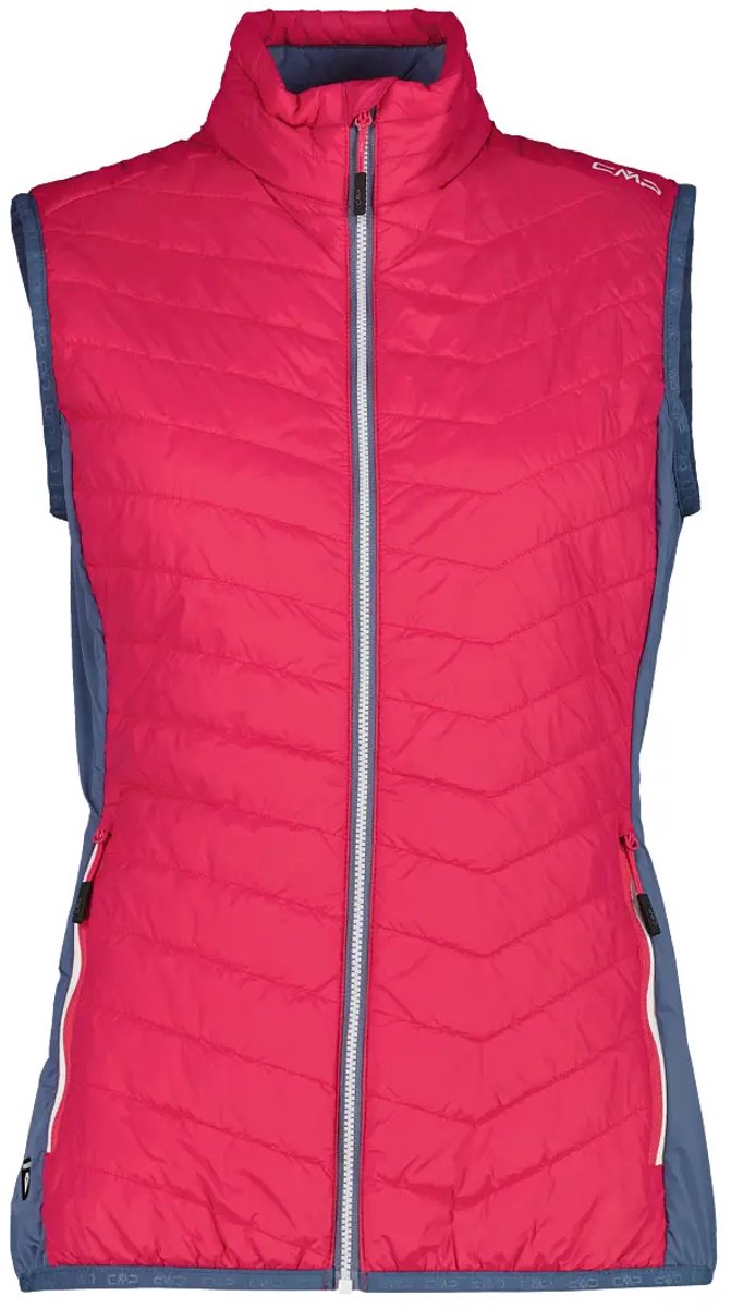 Hybride mouwloos damesjack CMP Roze