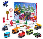 Speelgoedvoertuigen - Dickie Toys - Adventskalender met voertuigen en verkeersaccessoires