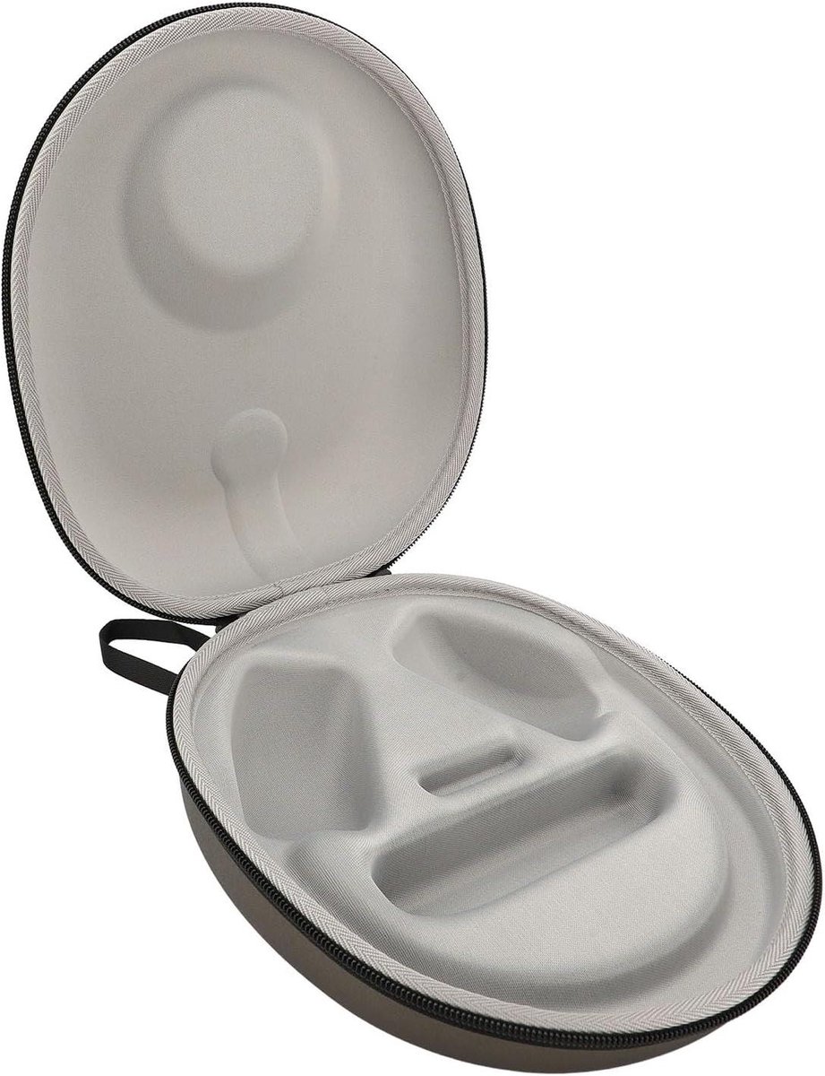 Hoes voor Headset - Opbergtas Hoofdtelefoon - Veilig Vervoeren - Perfecte Pasvorm - 25 x 22 x 11 cm - Zwart