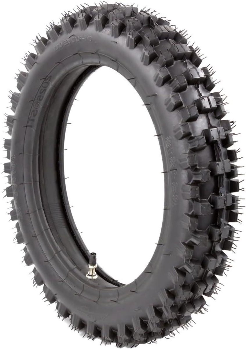 Quad Band - Pitbike Banden - Offroad Rijden - Hoge Kwaliteit - 3.00-12 - Zwart