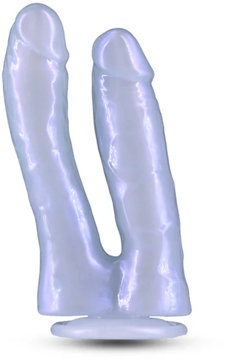 Sensationsdeluxe - dubbele dildo - Man - Vrouw - Zuignap