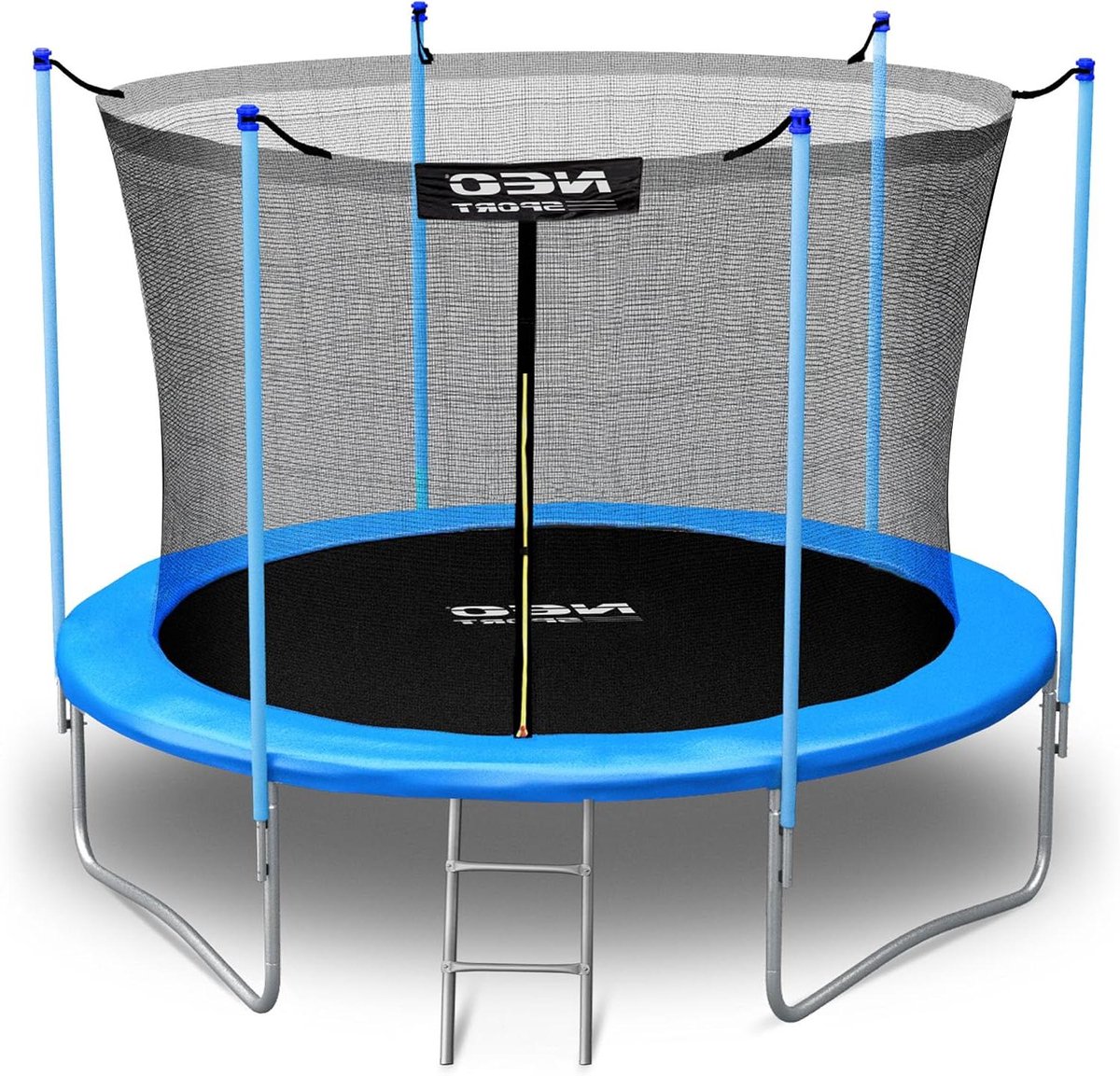 Tuintrampoline - Springkussen - Buitenplezier - Inclusief veiligheidsnet - 305 cm - Groen