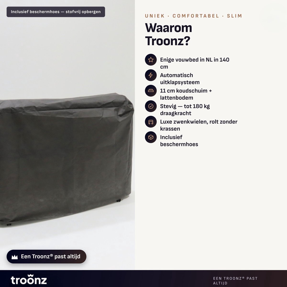 Troonz Troonz Verona Logeerbed - afbeelding 3