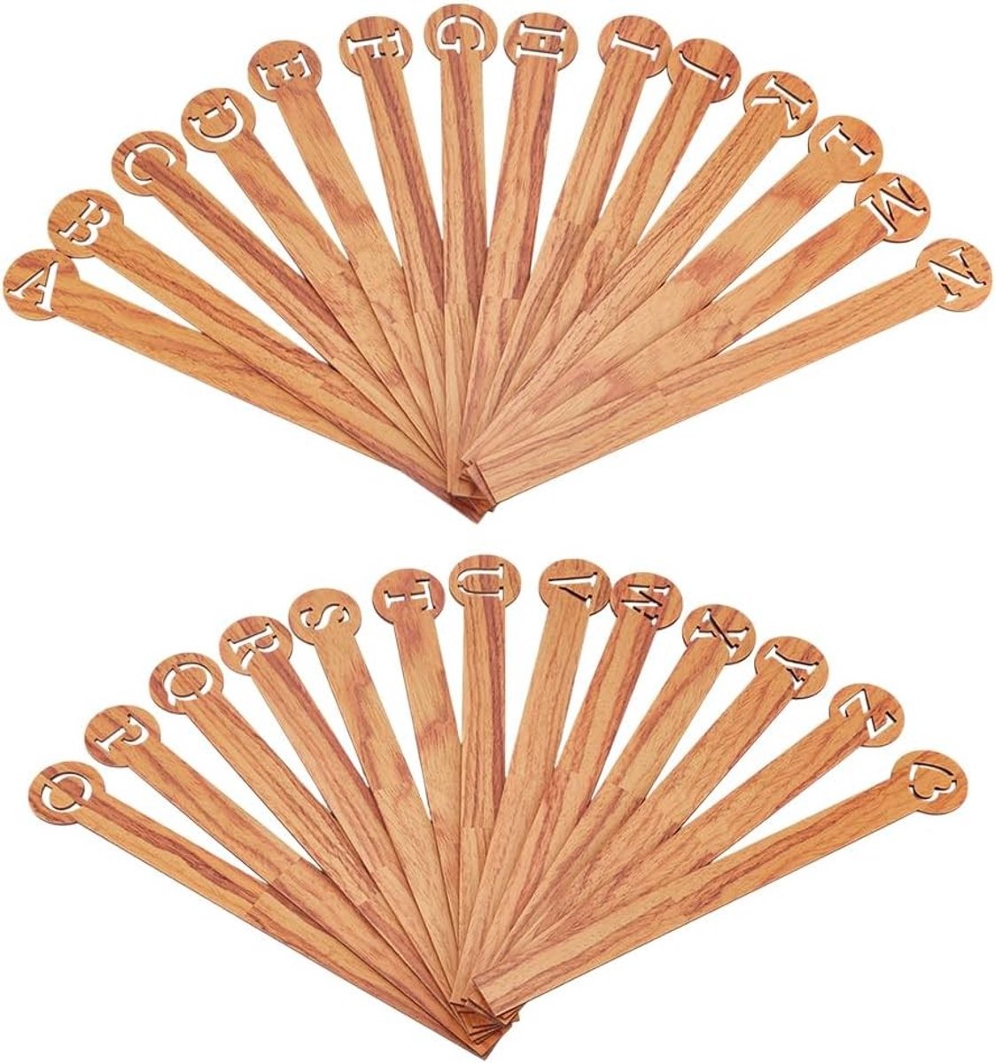 Vinylplaat scheidingswanden, 29 stuks, alfabetische A-Z separator organizer met 2 standaards voor album, DVD en media opslag