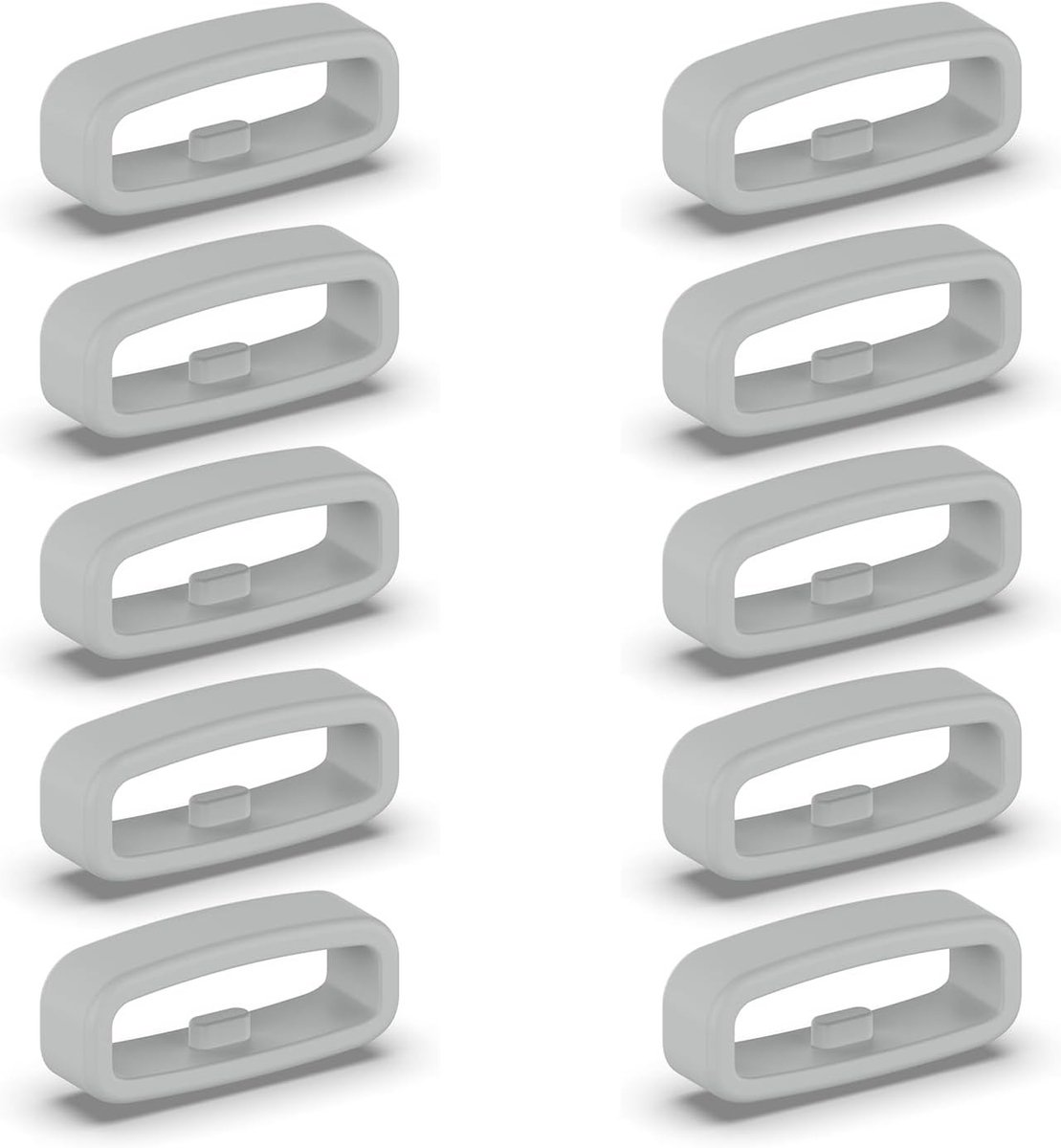 10 Stuks Horlogeband Retainer - Silicone Sluiting, Vervangingshouder voor 18mm/20mm/22mm Horlogebanden met Belt Loop