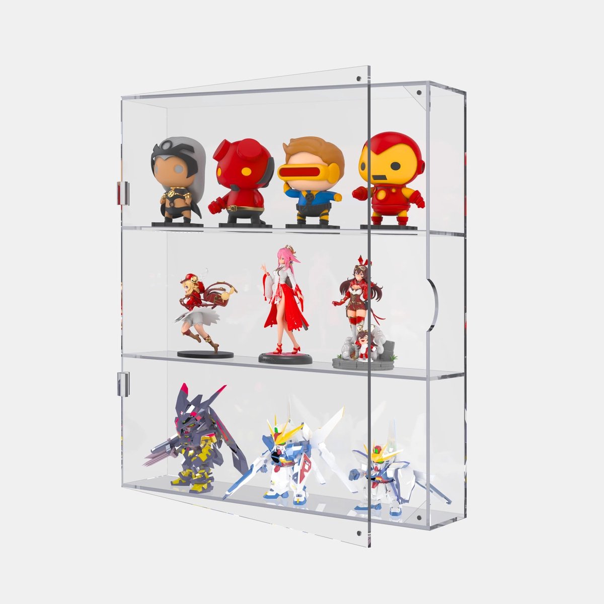Omgoods - Acryl Displaykast voor Mini Toys met 3 Tiers