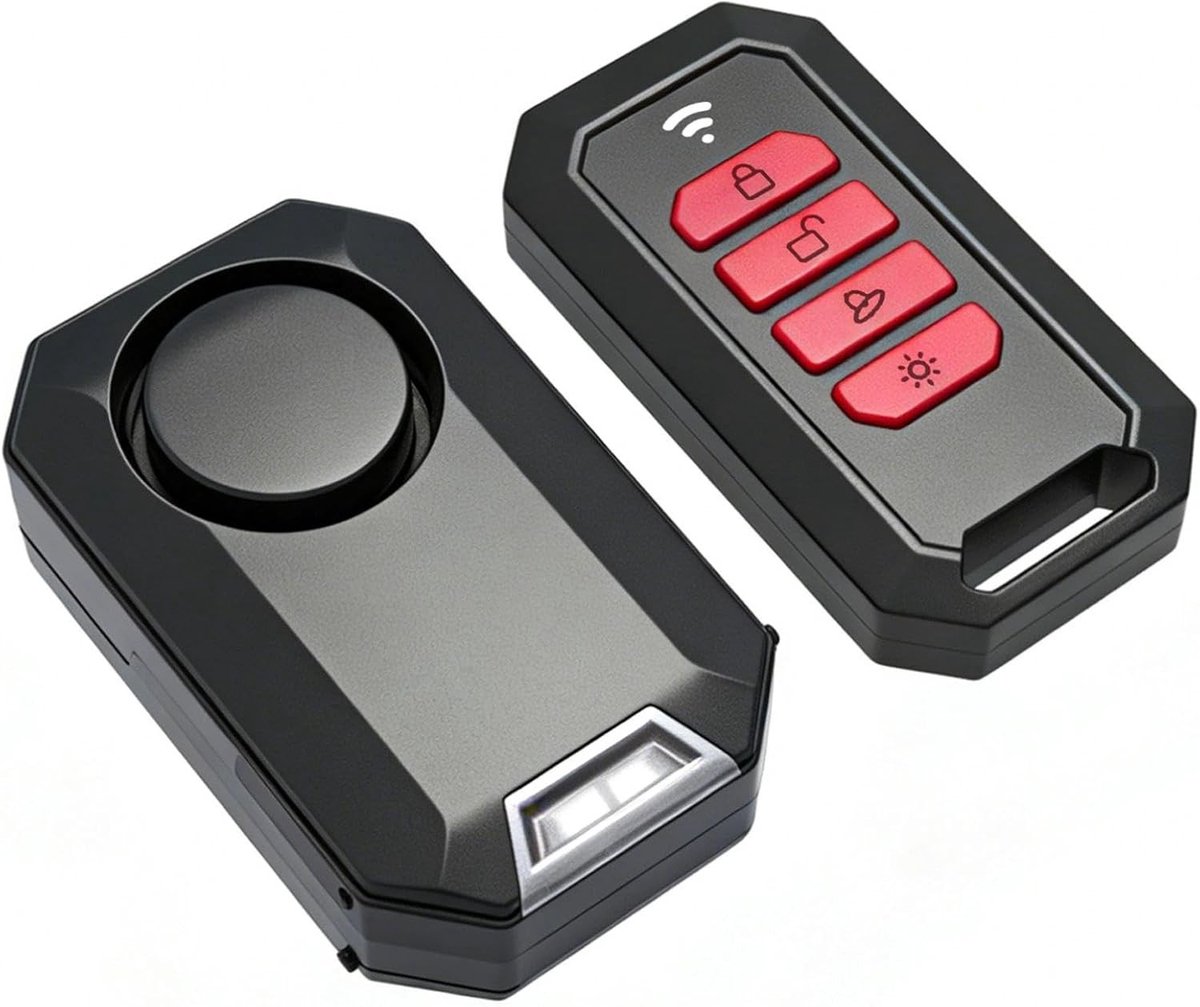 Fatbike alarm - Zwart - Compact Fietsalarm met Bewegingssensor - Voor Extra Beveiliging van Je Fiets