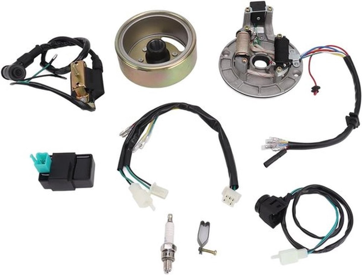 Efficiënte CDI Ontstekingsspoel Kabelset voor 110cc 125cc Pitbike - Betrouwbare Prestaties en Verbeterde Startcapaciteit